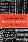 Cover: How Literatures Begin - Princeton University Press