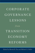Cover: Corporate Governance Lessons from Transition Economy Reforms - Princeton University Press