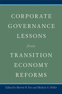 Enlarge image Cover: Corporate Governance Lessons from Transition Economy Reforms - Princeton University Press