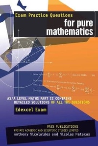 Enlarge image Cover: Exam Practice Questions for PURE MATHEMATICS - Pass Publications