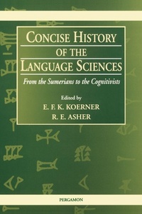 Enlarge image Cover: Concise History of the Language Sciences - Pergamon
