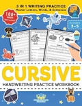 Cover: Cursive Handwriting Practice Workbook for 3rd 4th 5th Graders - Scholastic Panda Education
