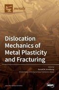 Cover: Dislocation Mechanics of Metal Plasticity and Fracturing - MDPI AG