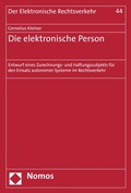 Cover: Die elektronische Person - Nomos