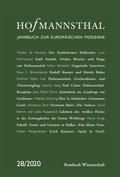 Cover: Hofmannsthal - Jahrbuch zur Europ&auml;ischen Moderne - Rombach Wissenschaft