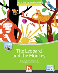 Enlarge image Cover: Young Reader, Level b, Classic / The Leopard and the Monkey + e-zone - Helbling