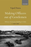 Cover: Making Officers out of Gentlemen - OUP India