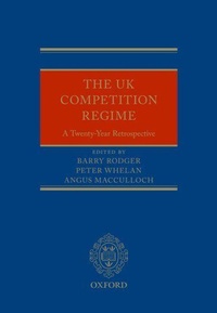 Enlarge image Cover: The UK Competition Regime - Oxford University Press