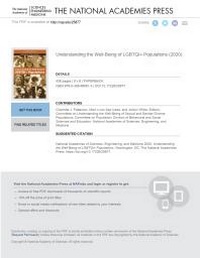 Abbildung von: Understanding the Well-Being of LGBTQI+ Populations - National Academies Press
