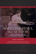 Cover: Sofia Tolstaya, the Author - University of Ottawa Press