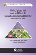 Cover: Herbs, Spices, and Medicinal Plants for Human Gastrointestinal Disorders - Apple Academic Press Inc.