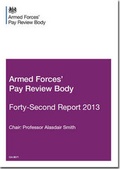 Cover: Armed Forces' Pay Review Body forty-second report 2013 - TSO