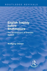 Enlarge image Cover: English Tragedy before Shakespeare - Routledge
