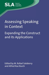Enlarge image Cover: Assessing Speaking in Context - Multilingual Matters