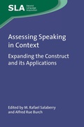 Cover: Assessing Speaking in Context - Multilingual Matters