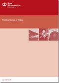 Cover: Renting homes in Wales - TSO