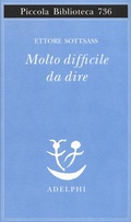 Cover: Molto difficile da dire - Adelphi