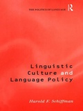 Cover: Linguistic Culture and Language Policy - Routledge