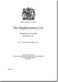 Cover: The supplementary list - TSO
