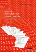 Cover: Formular- und Musterhandbuch f&uuml;r die Betriebsratspraxis - Rieder Vlg f. Recht u. Kommunik.