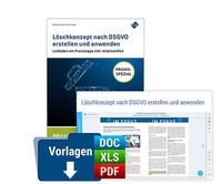 Abbildung von: Löschkonzept nach DSGVO erstellen und anwenden - Forum Verlag Herkert