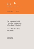 Cover: Can integrated social protection programmes affect social cohesion? - German Institute of Development and Sustainability (IDOS) gGmbH