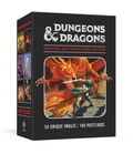 Cover: Dungeons & Dragons 100 Postcards: Archival Art from Every Edition - Clarkson Potter
