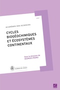 Cover: Cycles biog&eacute;ochimiques et &eacute;cosyst&egrave;mes continentaux - EDP Sciences