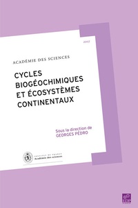 Abbildung von: Cycles biogéochimiques et écosystèmes continentaux - EDP Sciences