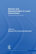 Cover: Women and Representation in Local Government - Routledge