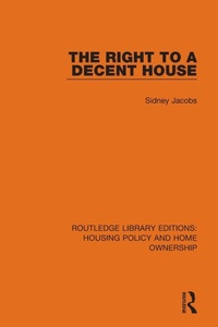 Enlarge image Cover: The Right to a Decent House - Routledge