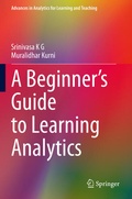 Cover: A Beginner's Guide to Learning Analytics - Springer