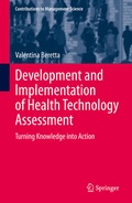 Cover: Development and Implementation of Health Technology Assessment - Springer
