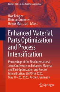 Enlarge image Cover: Enhanced Material, Parts Optimization and Process Intensification - Springer
