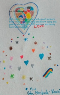 Abbildung von: NHL colourfull celebrating yoho good memory book with blue festivalying and hearty being and good celebrating year 2021 and ever and hearty Love with laughing - Books on Demand