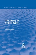 Cover: The Theory of Logical Types - Routledge