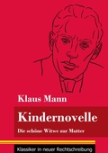 Cover: Kindernovelle - Klassiker in neuer Rechtschreibung