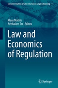 Cover: Law and Economics of Regulation - Springer