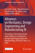 Cover: Advances on Mechanics, Design Engineering and Manufacturing III - Springer