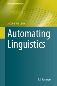 Enlarge image Cover: Automating Linguistics - Springer