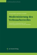 Cover: Modernisierung des Verbraucherrechts - Jan Sramek Verlag KG