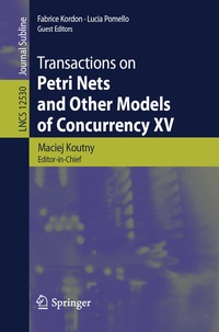 Abbildung von: Transactions on Petri Nets and Other Models of Concurrency XV - Springer