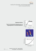 Cover: Thermo-mechanische Modellierung von Flugzeugreifen f&uuml;r transiente Man&ouml;ver - TEWISS