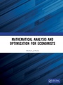 Cover: Mathematical Analysis and Optimization for Economists - Chapman & Hall/CRC