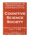 Cover: Proceedings of the Twentieth Annual Conference of the Cognitive Science Society - Routledge