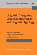 Cover: Linguistic Categories, Language Description and Linguistic Typology - John Benjamins Publishing Company
