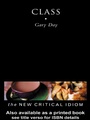 Cover: Class - Routledge