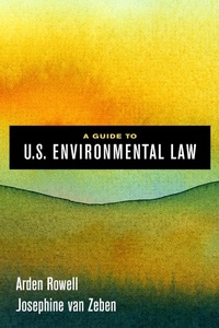 Abbildung von: A Guide to U.S. Environmental Law - Naval Institute Press