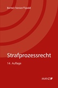 Bild: Strafprozessrecht - Manz