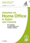 Cover: Arbeiten im Home Office in Zeiten von Corona - C.H.BECK